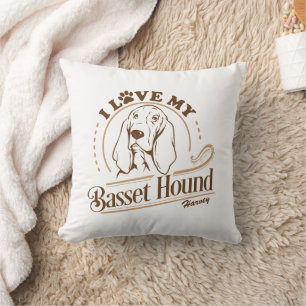 Cojín Decorativo Amo Mi Hongro Basset
