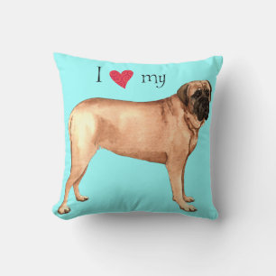 Cojín Decorativo Amo mi Mastiff