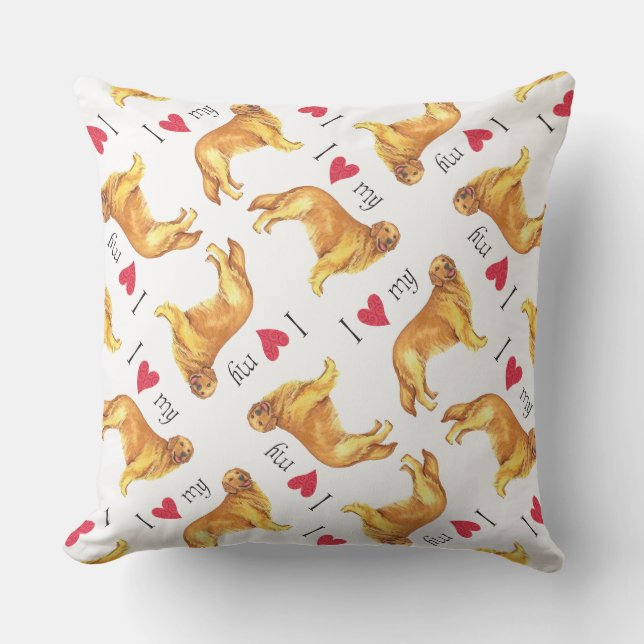 Cojín Decorativo Amo mi oro (Anverso)