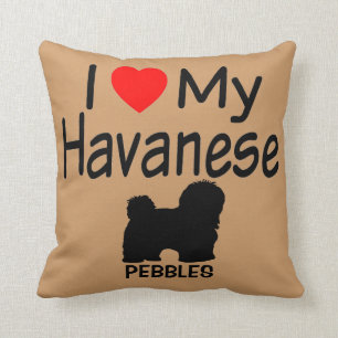Cojín Decorativo Amo Mi Perro Habanés