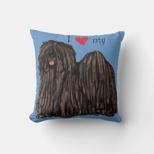 Cojín Decorativo Amo mi Puli (Anverso)