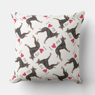 Cojín Decorativo Amo mi Toy Manchester Terrier