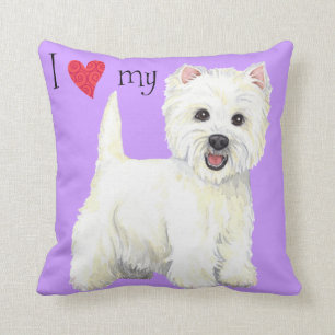 Cojín Decorativo Amo mi Westie