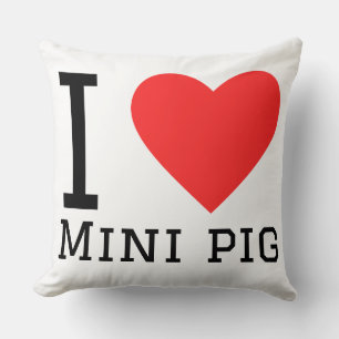 Cojín Decorativo Amo mini cerdo