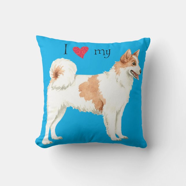 Cojín Decorativo Amo mis Norrbottenspets (Anverso)