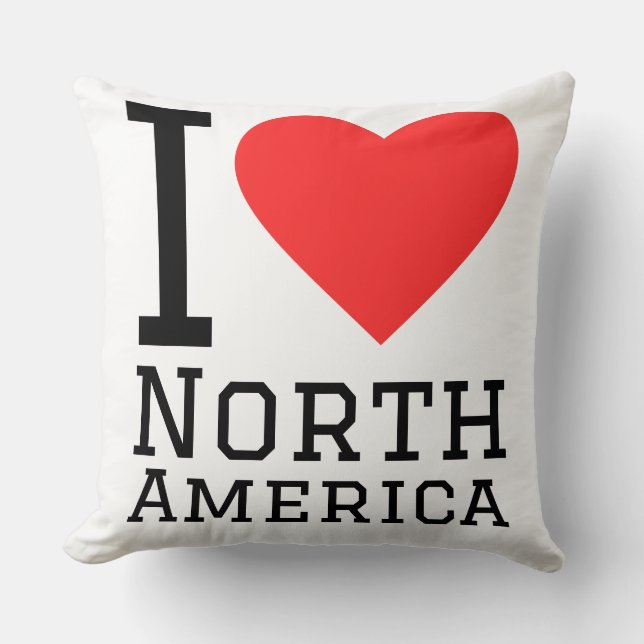 Cojín Decorativo Amo norteamérica (Anverso)