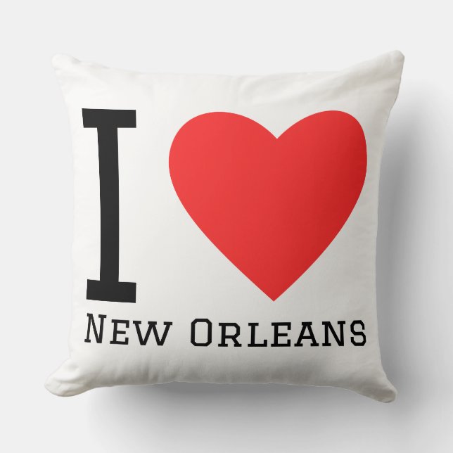 Cojín Decorativo Amo Nueva Orleans  (Anverso)