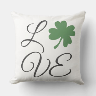 Cojín Decorativo Amo por el Día de San Patricio