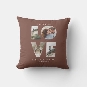 Cojín Decorativo Amor 4 foto regalo personalizado simple moderno