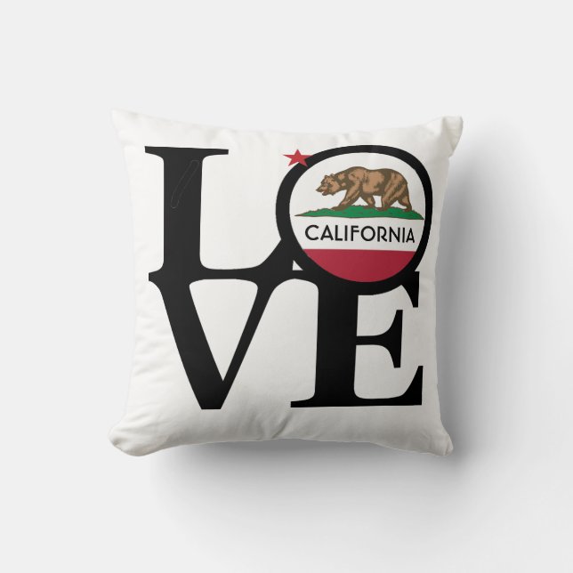 Cojín Decorativo AMOR A California (Anverso)