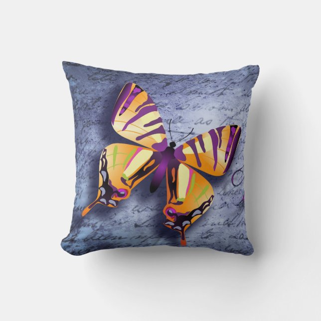 Cojín Decorativo Amor a la mariposa (Anverso)