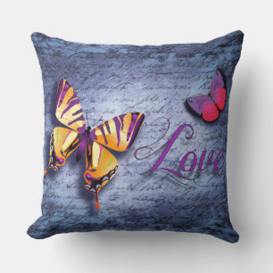 Cojín Decorativo Amor a la mariposa