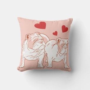 Cojín Decorativo Amor al bulldog