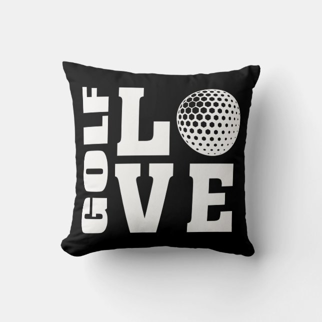 Cojín Decorativo Amor al negro (Anverso)