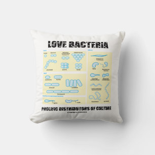Cojín Decorativo Amor Bacteria Distribuidores Prolíficos De Cultura