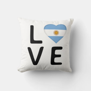 Cojín Decorativo Amor - Bandera Argentina
