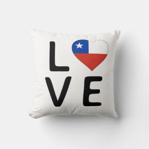 Cojín Decorativo Amor - Bandera de Chile