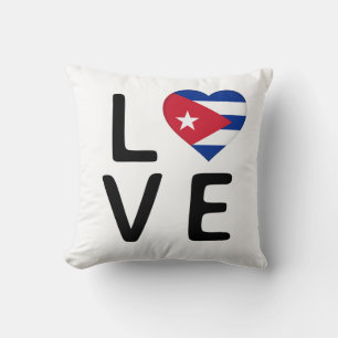Cojín Decorativo Amor - Bandera de Cuba