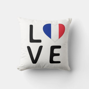 Cojín Decorativo Amor - Bandera de Francia