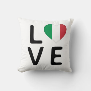 Cojín Decorativo Amor - Bandera de Italia