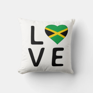 Cojín Decorativo Amor - Bandera de Jamaica