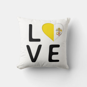 Cojín Decorativo Amor - Bandera de la Ciudad del Vaticano