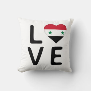 Cojín Decorativo Amor - Bandera de Siria