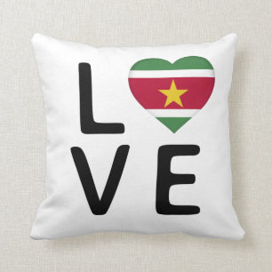 Cojín Decorativo Amor - Bandera de Surinam