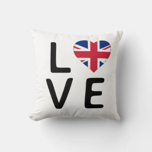 Cojín Decorativo Amor - Bandera del Reino Unido