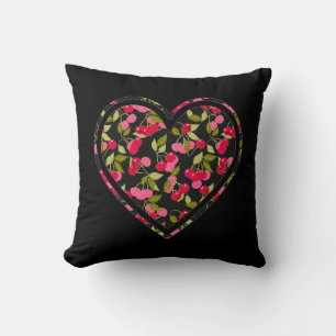 Cojín Decorativo Amor, bayas, cereza
