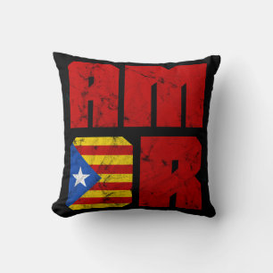 Cojín Decorativo Amor catalán, bandera catalana de la independencia