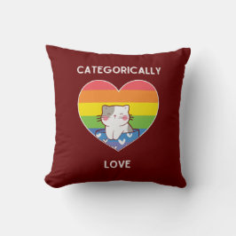 Cojín Decorativo Amor categórico