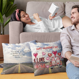 Cojín Decorativo Amor Como Gnome Otros Feliz Día de San Valentín