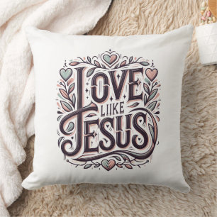 Cojín Decorativo Amor como Jesús