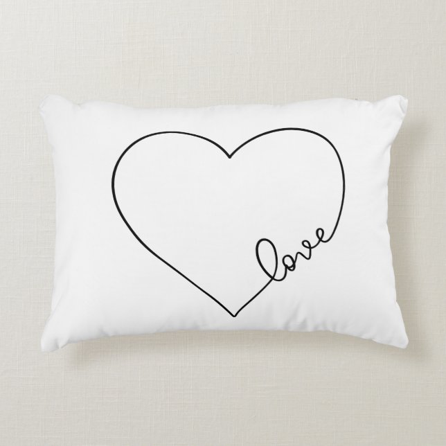 Cojín Decorativo -Amor-Corazón-ManoLetter (Anverso)