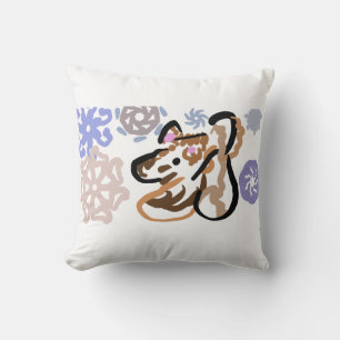 Cojín Decorativo Amor de lobo en invierno