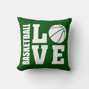 Cojín Decorativo Amor del Béisbol Verde
