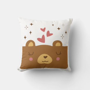 Cojín Decorativo Amor del oso dormido