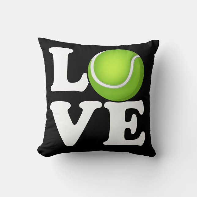 Cojín Decorativo Amor el | del tenis (Anverso)