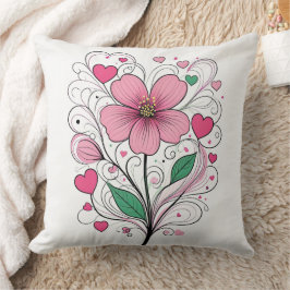 Cojín Decorativo Amor en flor