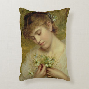 Cojín Decorativo Amor en una niebla (aceite en lona)