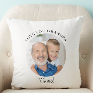 Cojín Decorativo Amor Foto Moderno Recuerdo Abuelo