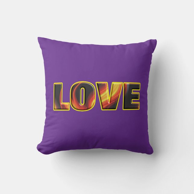 COJÍN DECORATIVO AMOR INFIERNO (Anverso)