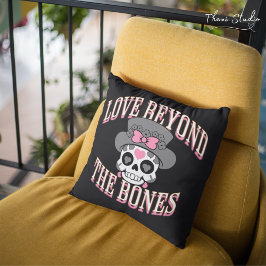 Cojín Decorativo Amor Más Allá De Los Huesos Valentine Modern Retro