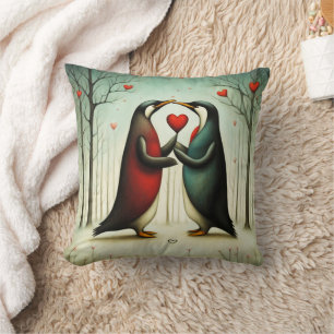 Cojín Decorativo Amor pingüino 2