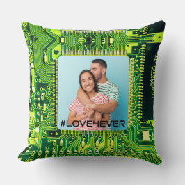 Cojín Decorativo Amor Por La Foto Única De Microchip De Guay