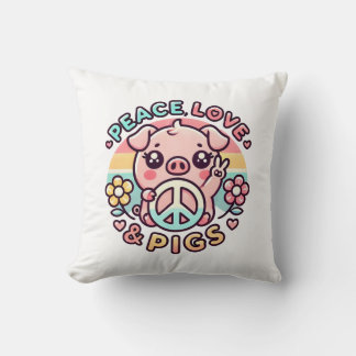 Cojín Decorativo Amor por la Paz y Pillow