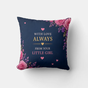 COJÍN DECORATIVO AMOR POR PAPÁ DE LAS HIJAS