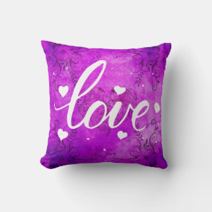 Cojín Decorativo Amor púrpura