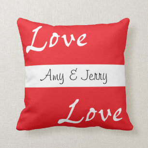 Cojín Decorativo Amor rojo